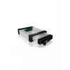 ICY BOX Carrier IB-129SSK-B HDD enclosure Aluminium, Black 2.5/3.5 inch