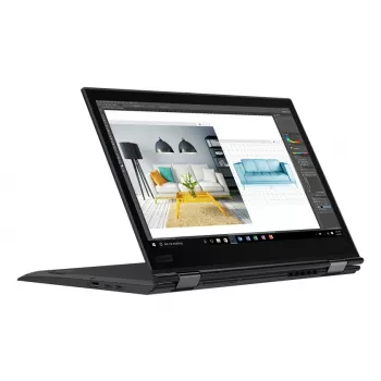T1A Lenovo ThinkPad X1 Yoga (3rd Gen) Refurbished Intel® Core™ i7 i7-8650U Hybrid (2-in-1) 35.6 cm (14 inch) Touchscreen Full HD 16 GB LPDDR3-SDRAM 512 GB SSD Wi-Fi 6 (802.11ax) Windows 11 Pro German Black