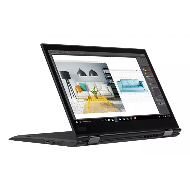 T1A Lenovo ThinkPad X1 Yoga (3rd Gen) Refurbished Intel® Core™ i7 i7-8650U Hybrid (2-in-1) 35.6 cm (14 inch) Touchscreen Full HD 16 GB LPDDR3-SDRAM 512 GB SSD Wi-Fi 6 (802.11ax) Windows 11 Pro German Black