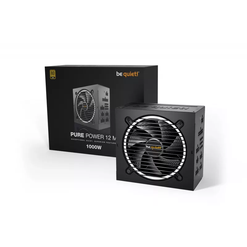 be quiet Pure Power 12 M power supply unit 1000 W 20+4 pin ATX ATX Black