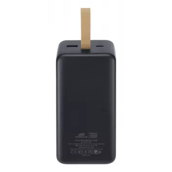 Power bank Rivacase VA1084 Lithium Polymer 40000 mAh, Quick Charge 3.0, 2× USB-C + 1× USB-A, Black