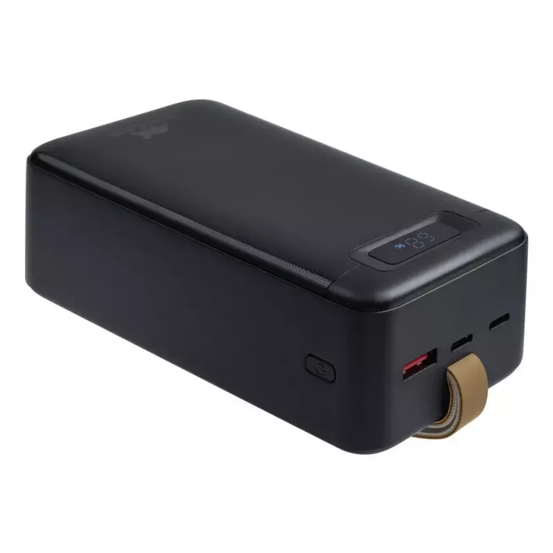 Power bank Rivacase VA1084 Lithium Polymer 40000 mAh, Quick Charge 3.0, 2× USB-C + 1× USB-A, Black