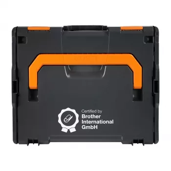 Brother ZPTOUCHLBOXXKOMPL equipment case Hard shell case Black, Orange