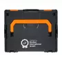 Brother ZPTOUCHLBOXXKOMPL equipment case Hard shell case Black, Orange