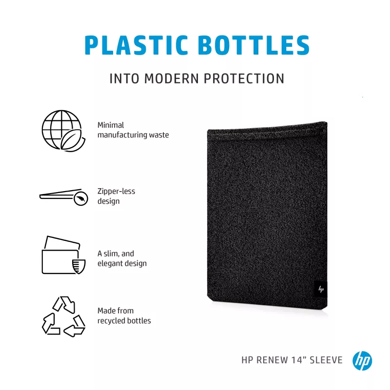 HP Renew 14 Laptop Sleeve, Sleeve case, 35.6 cm (14 inch), 210 g