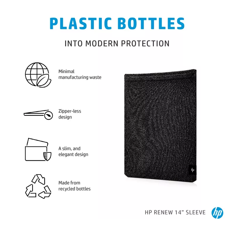 HP Renew 14 Laptop Sleeve, Sleeve case, 35.6 cm (14 inch), 210 g