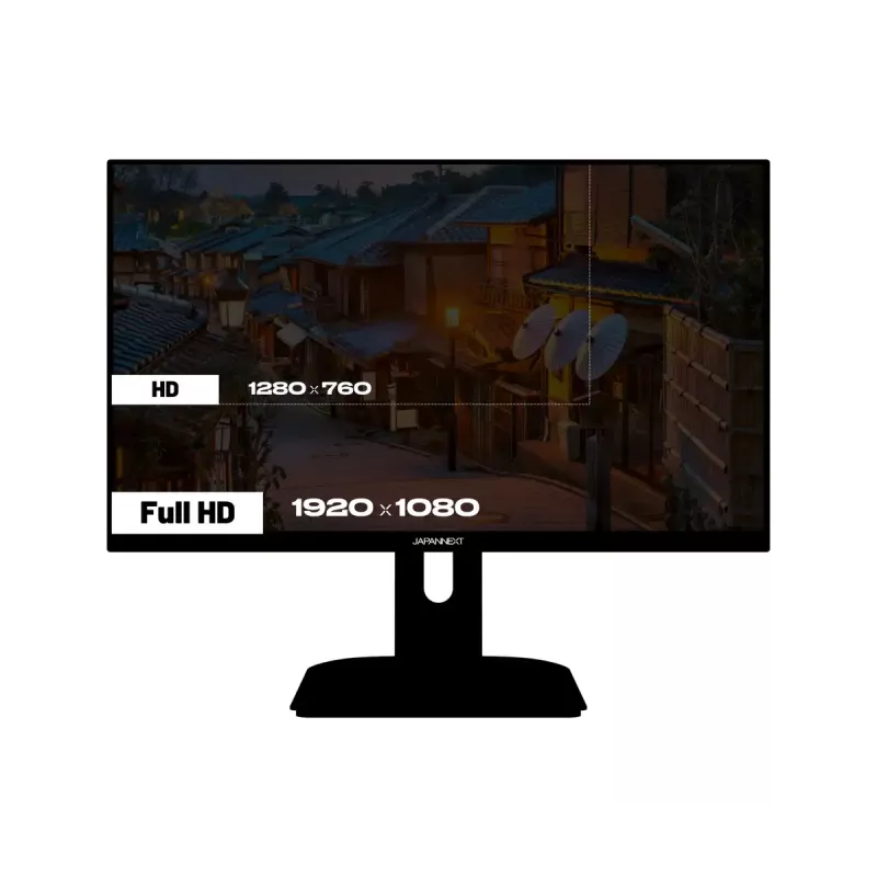 JAPANNEXT JN-I238FHD200F computer monitor 60.5 cm (23.8 inch) 1920 x 1080 pixels Full HD LCD Black