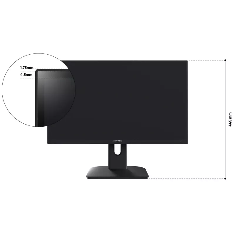 JAPANNEXT JN-I238FHD200F computer monitor 60.5 cm (23.8 inch) 1920 x 1080 pixels Full HD LCD Black
