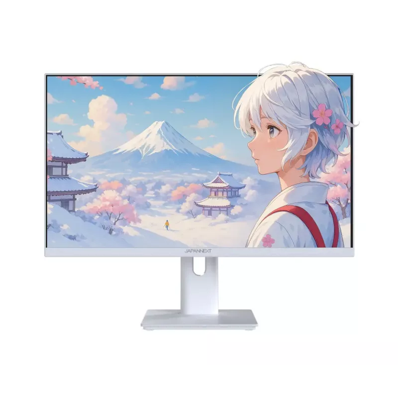 JAPANNEXT JN-I238FHD120F-HSP-W computer monitor 60.5 cm (23.8 inch) 1920 x 1080 pixels Full HD LCD White