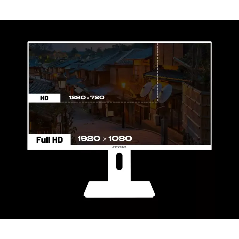 JAPANNEXT JN-I238FHD120F-HSP-W computer monitor 60.5 cm (23.8 inch) 1920 x 1080 pixels Full HD LCD White