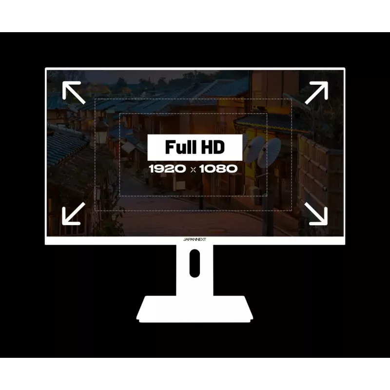 JAPANNEXT JN-I238FHD120F-HSP-W computer monitor 60.5 cm (23.8 inch) 1920 x 1080 pixels Full HD LCD White