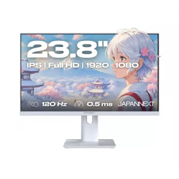 JAPANNEXT JN-I238FHD120F-HSP-W computer monitor 60.5 cm (23.8 inch) 1920 x 1080 pixels Full HD LCD White