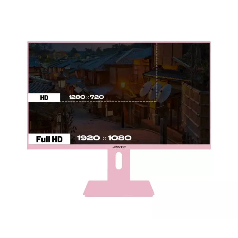 JAPANNEXT JN-I238FHD120F-HSP-PK computer monitor 60.5 cm (23.8 inch) 1920 x 1080 pixels Full HD LCD Pink