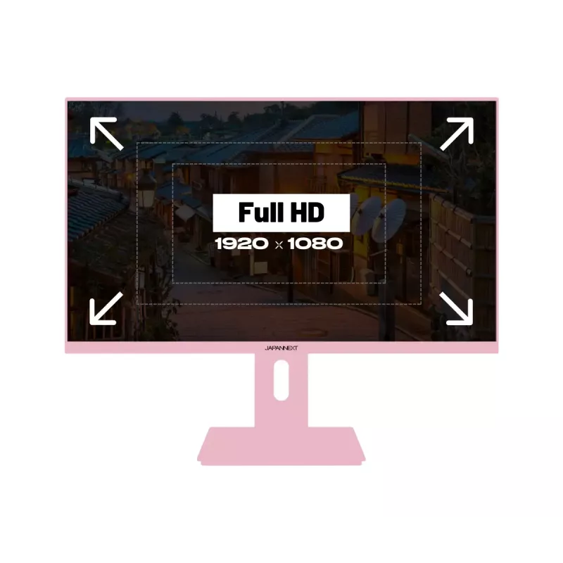 JAPANNEXT JN-I238FHD120F-HSP-PK computer monitor 60.5 cm (23.8 inch) 1920 x 1080 pixels Full HD LCD Pink