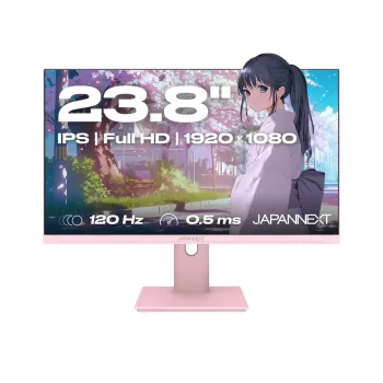 JAPANNEXT JN-I238FHD120F-HSP-PK computer monitor 60.5 cm (23.8 inch) 1920 x 1080 pixels Full HD LCD Pink