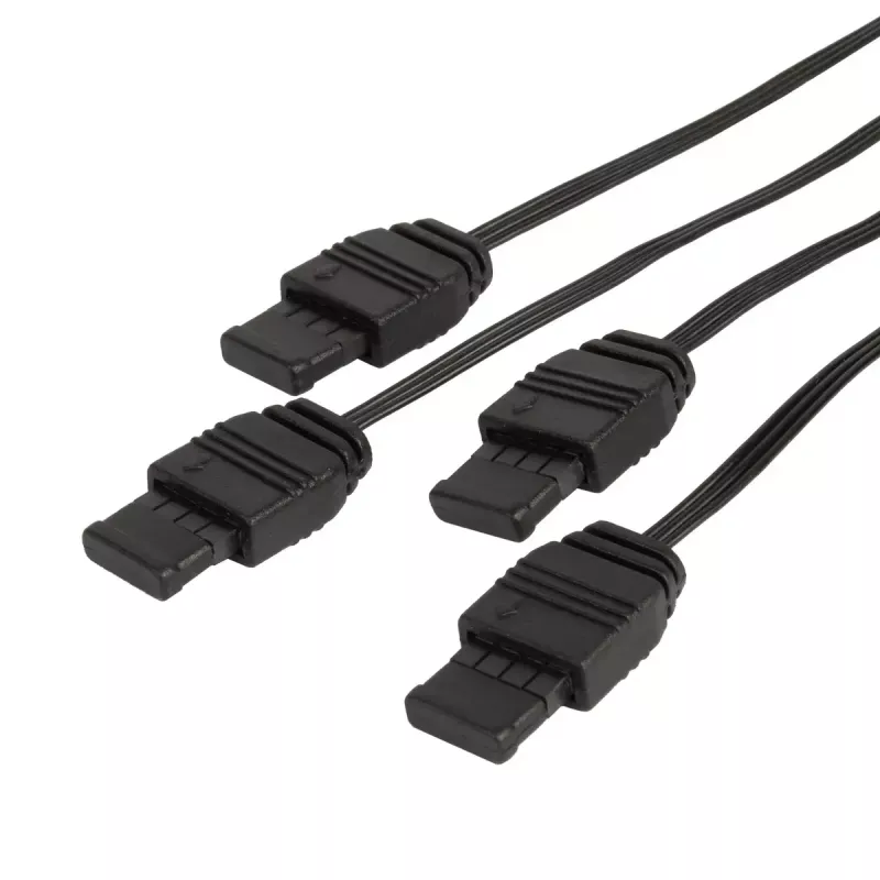 Cable Silverstone CPL03 0.3 m 4 x 4-pin PWM 4-pin PWM