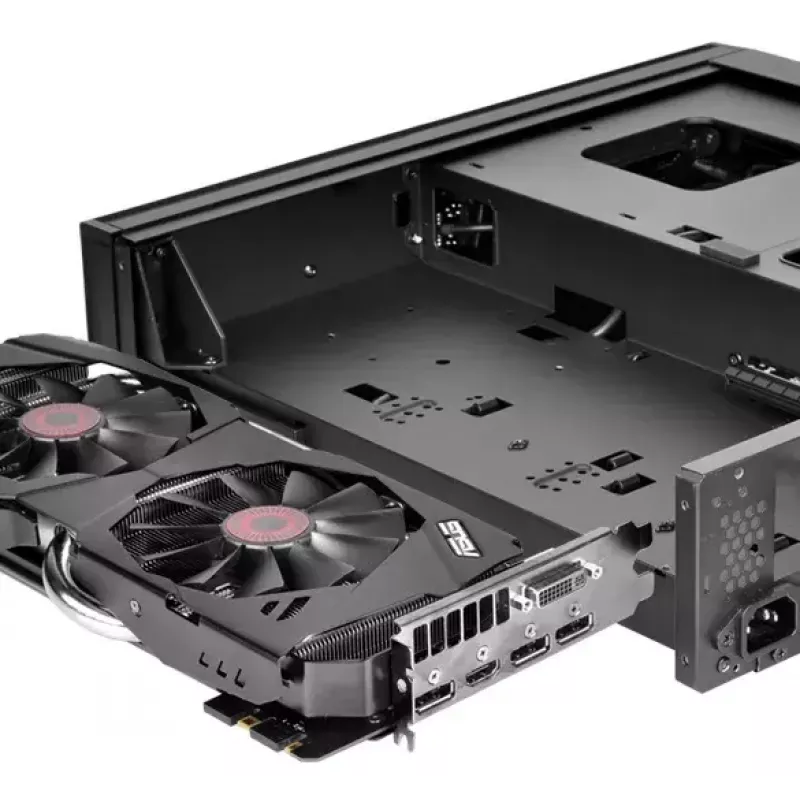 PC Case Silverstone RVZ02 Small Form Factor Black, Silver