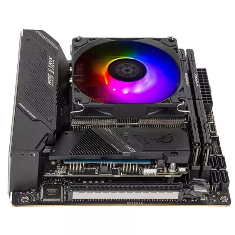 Fan Silverstone Hydrogon H90 ARGB 9.2 cm Black 500-2600 RPM