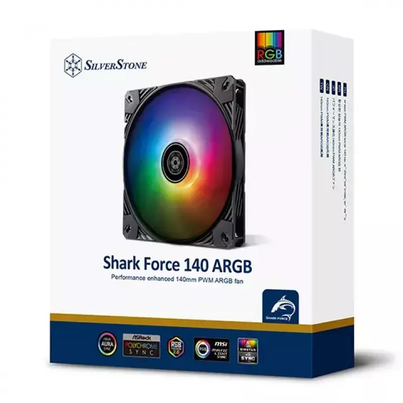 Fan Silverstone SST-SF140B-ARGB 14 cm 2200 RPM Black