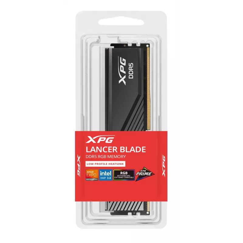 Memory DIMM 8 GB DDR5-5600 ADATA XPG Lancer Blade RGB (1x8 GB) INTEL XMP AMD EXPO, black