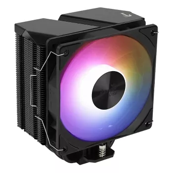 Air cooler AEROCOOL Rime 4 120 mm hydraulic bearing fan, 4 heat pipes, TDP 230 W, black