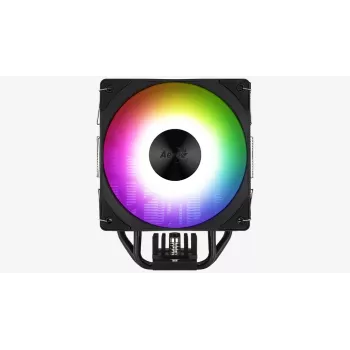 Air cooler AEROCOOL Rime 4 120 mm hydraulic bearing fan, 4 heat pipes, TDP 230 W, black