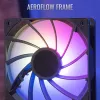 Air cooler AEROCOOL Rime 4 120 mm hydraulic bearing fan, 4 heat pipes, TDP 230 W, black