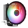 Air cooler AEROCOOL Rave 3 FRGB 120 mm Black White — 4 heat pipes, ARGB, Hydraulic bearing, 1800 RPM