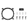 Air cooler AEROCOOL Rave 3 FRGB 120 mm Black White — 4 heat pipes, ARGB, Hydraulic bearing, 1800 RPM
