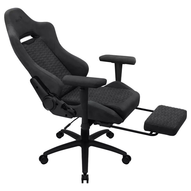 Universal gaming chair AEROCOOL ROYALSLATEGR — padded seat, grey, steel frame, max user weight 150 kg