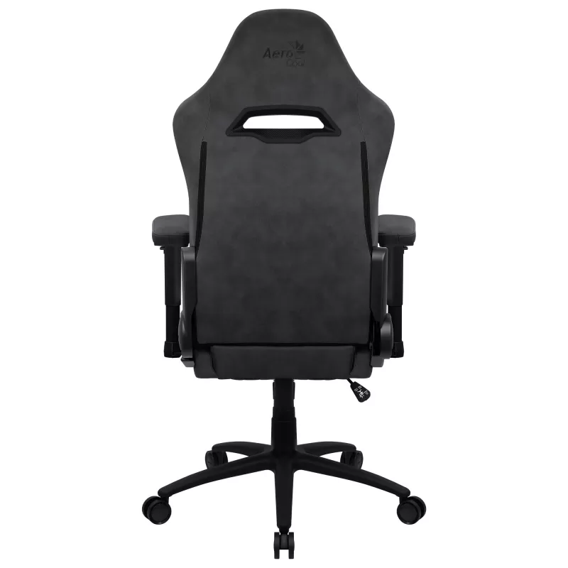 Universal gaming chair AEROCOOL ROYALSLATEGR — padded seat, grey, steel frame, max user weight 150 kg