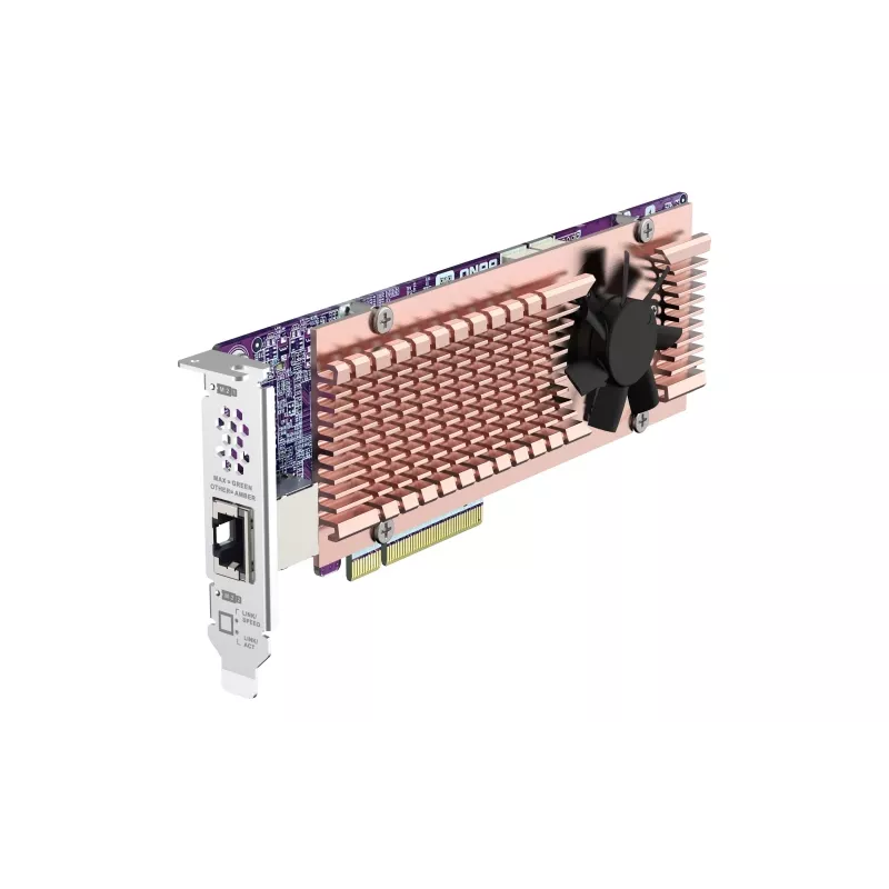 QNAP Card QM2 interface cards/adapter Internal PCIe, RJ-45