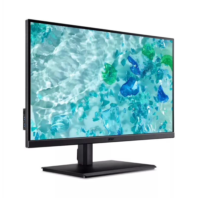 Monitor Acer Vero B7 B247Y D3 23.8 inch (60.5 cm) Full HD IPS LCD, 1920x1080, 4 ms, USB‑C, speakers, VESA, height adjustable