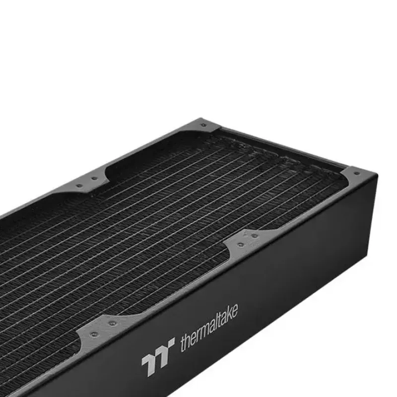 Radiator block THERMALTAKE CL360 — copper, 405×132×64 mm, 1/4 inch thread, 1.66 kg, black
