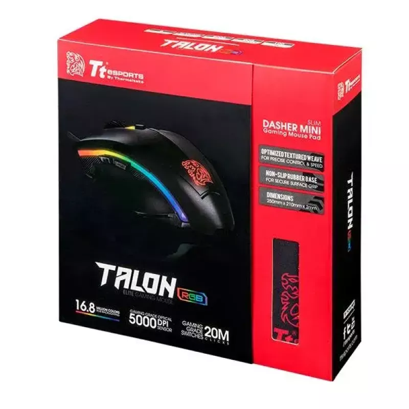 Mouse Thermaltake TALON ELITE RGB USB Type-A