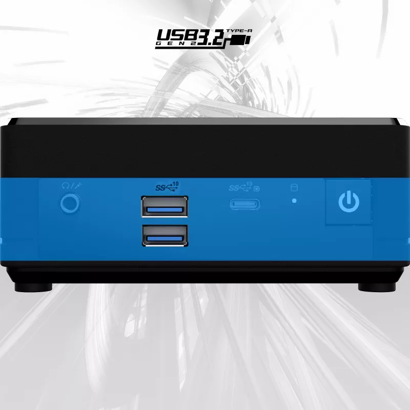 MSI Cubi N ADL-006DE Intel® N N200 4 GB DDR4-SDRAM 128 GB SSD Windows 11 Pro Mini PC Black