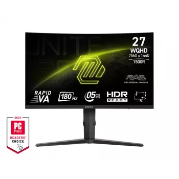 MSI MAG 275CQPFDE computer monitor 68.6 cm (27 inch) 2560 x 1440 pixels Wide Quad HD LCD Black