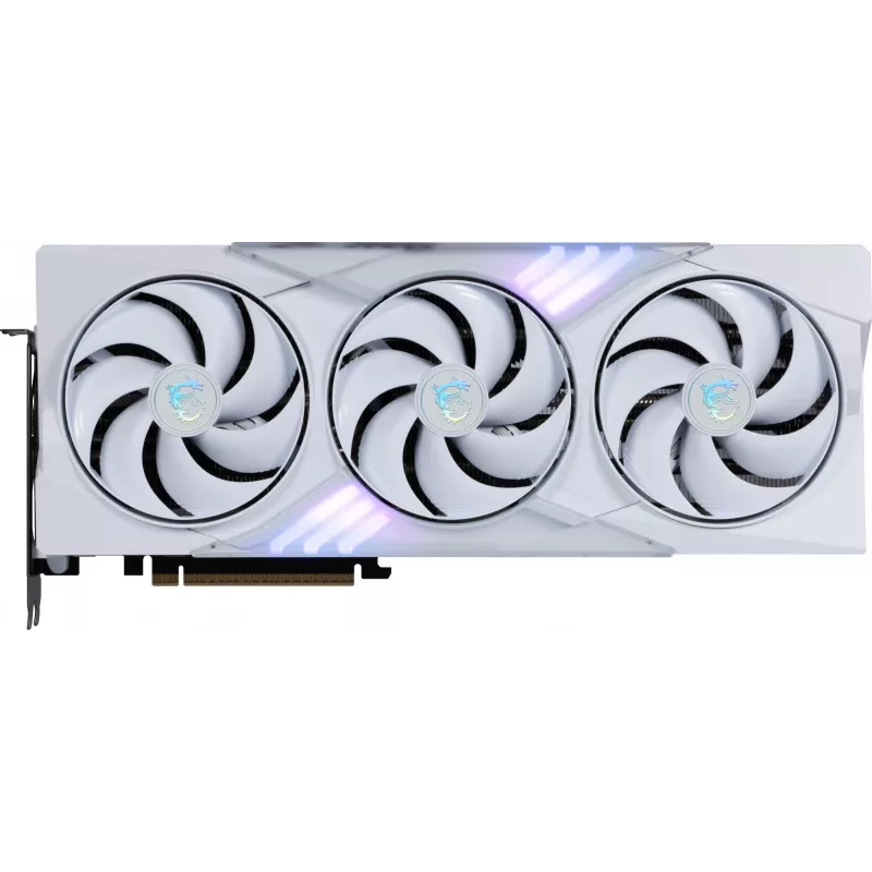 Graphics Card MSI GeForce RTX 5080 16 GB GDDR7, PCIe 5.0, 256-bit, 3xDP 2.1a + HDMI 2.1b, 360W, 3 fans, White
