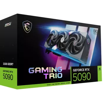 Graphics card MSI GeForce RTX 5090 32GB GDDR7, 512-bit, PCIe 5.0, 3x DP 2.1a + HDMI 2.1b, 575W, 359×149×70 mm