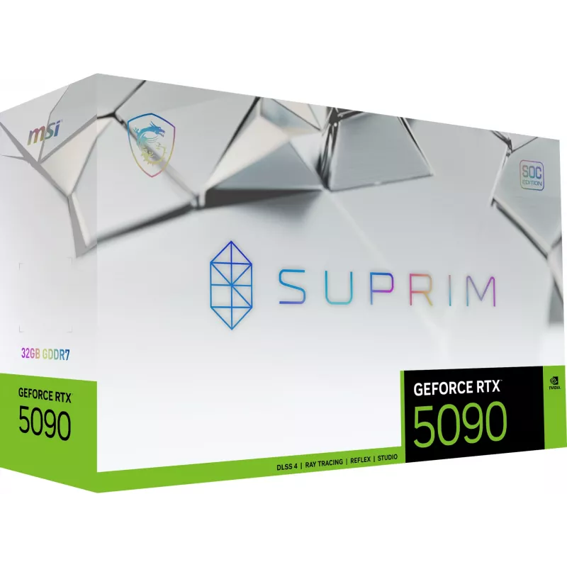 MSI SUPRIM GEFORCE RTX 5090 32G SOC graphics card NVIDIA 32 GB GDDR7