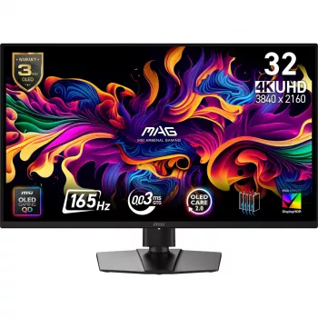 MSI MAG 322UP QD-OLED E16 computer monitor 80 cm (31.5 inch) 3840 x 2160 pixels 4K Ultra HD Black
