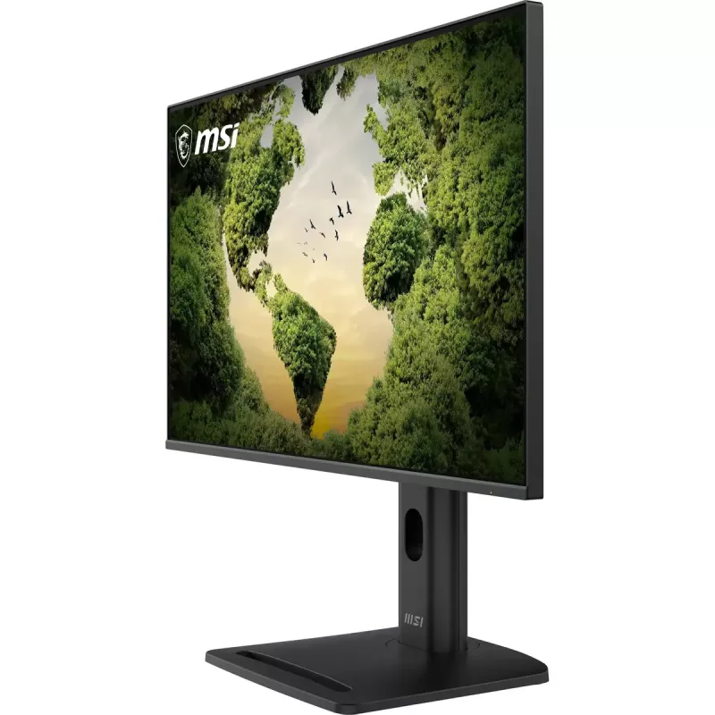 27 inch MSI Pro MP275PGN E14 computer monitor, 1920×1080 Full HD IPS, 4 ms, 300 cd/m², VESA, speakers, height adjustable, black