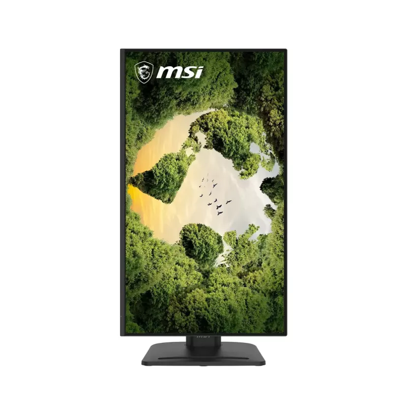 27 inch MSI Pro MP275PGN E14 computer monitor, 1920×1080 Full HD IPS, 4 ms, 300 cd/m², VESA, speakers, height adjustable, black