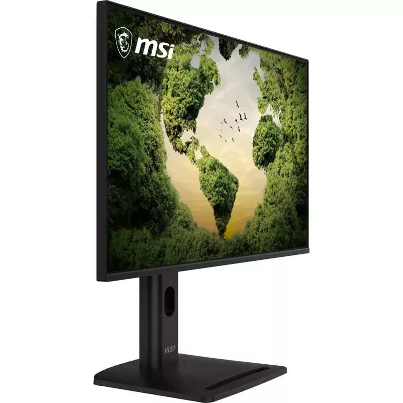 27 inch MSI Pro MP275PGN E14 computer monitor, 1920×1080 Full HD IPS, 4 ms, 300 cd/m², VESA, speakers, height adjustable, black