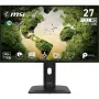 27 inch MSI Pro MP275PGN E14 computer monitor, 1920×1080 Full HD IPS, 4 ms, 300 cd/m², VESA, speakers, height adjustable, black