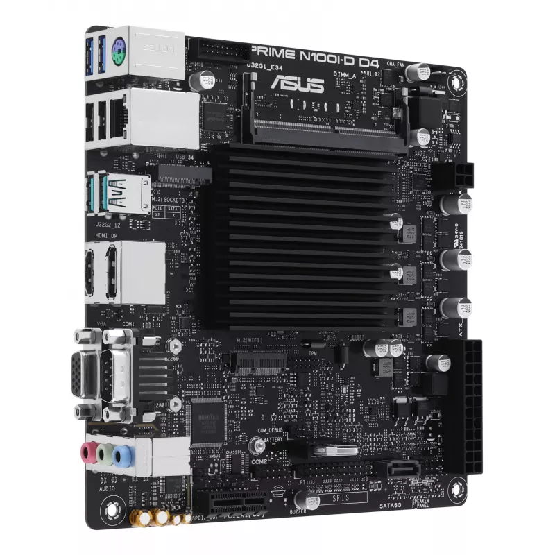 Motherboard ASUS PRIME N100I-D D4, Intel Chipset, NA Socket, mini ITX