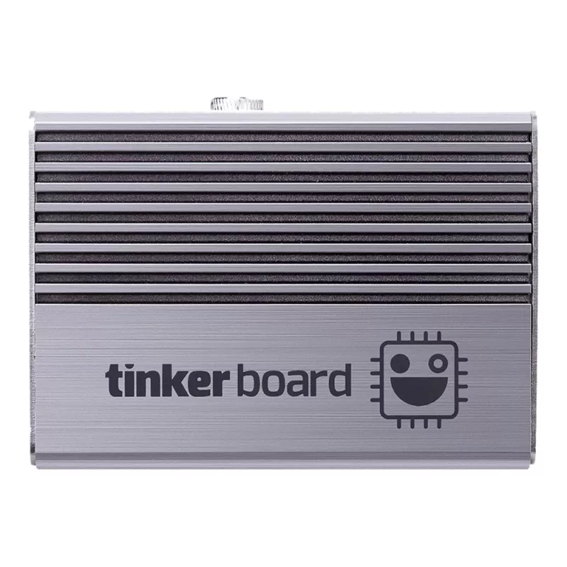 Computer case ASUS Tinker Fanless — aluminum, silver, passive-cooled enclosure