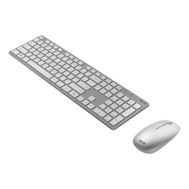 Wireless Keyboard and Mouse Set ASUS W5000 Russian layout White