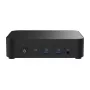 Mini PC barebone ASUS NUC 14 Essential RNUC14MNK1500002 Black — Intel N150, 4 cores, DDR5 SO‑DIMM, M.2 up to 2 TB, Wi‑Fi 6E, 2.5GbE