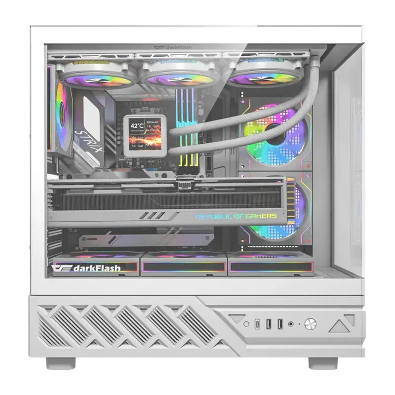 Computer case DarkFlash DS950 (white) — mid-tower ATX-compatible chassis